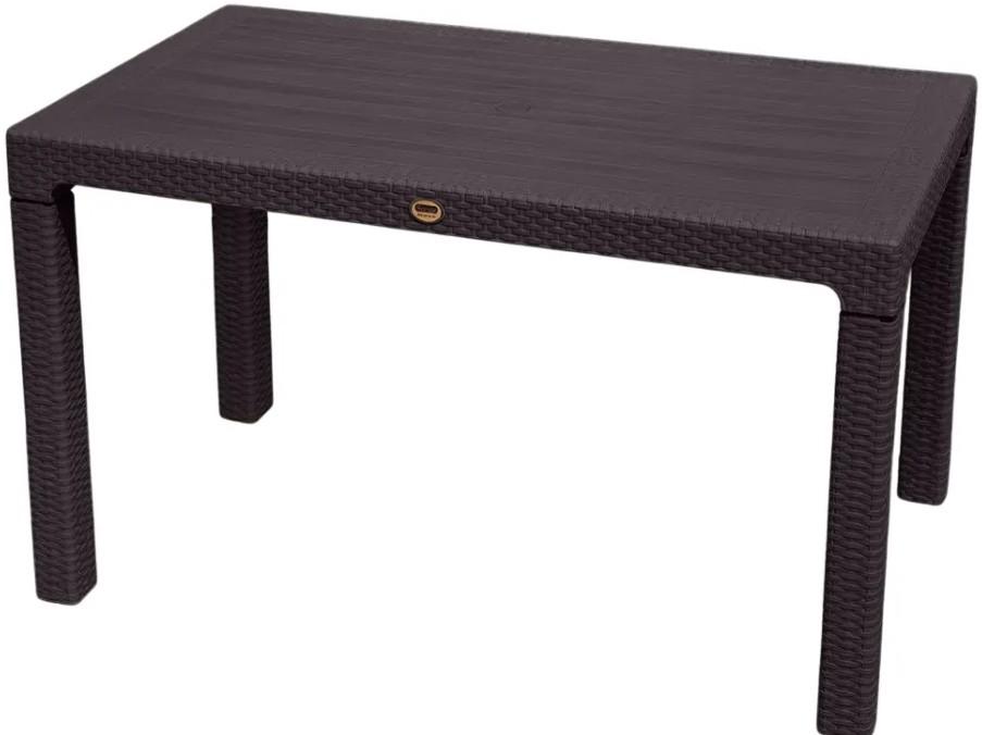 Masa de gradina Heniver Rattan Table 120x70 Brown
