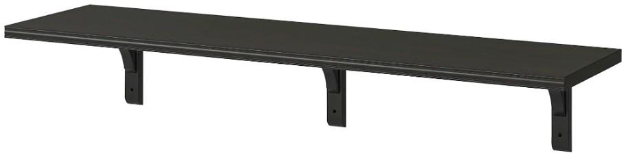 Raft de perete IKEA Bergshult/Ramshult 120x30 Negru-maro