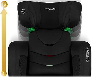 Scaun auto copii Nukido Louis Soft 710010 Black
