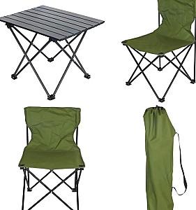 Set mobila de gradina Enero Camp 1078199 Green/Black
