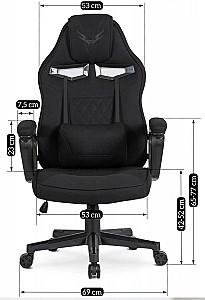 Fotoliu gaming Mebel Elite Vidal Negru