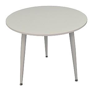 Set de masa si scaune Evelin DT 404-5 Wh + 3 scaune YTC-055 Wh / UF885-03 Light Beige