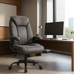Fotoliu de birou Mebel Elite Comfort Velur Gri