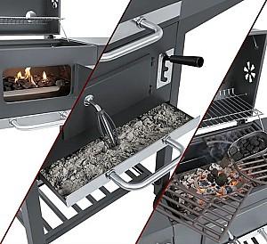 Grill barbeque Kaminer 27317 Grey