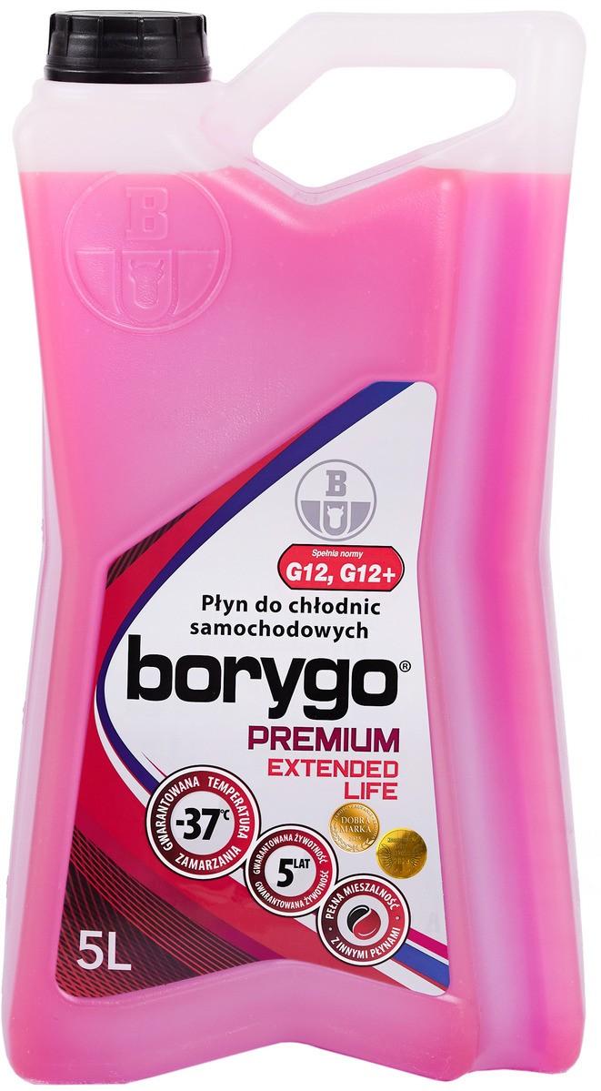 Antigel Borygo Premium 5L G 12+. (rosu)