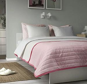 Cuvertura IKEA Vetejordfly 160x250cm Roz/Alb