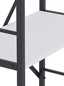 Etajera Nex Loft Antracit (Gri)/Alb