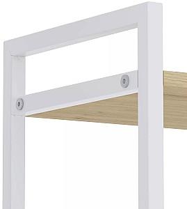 Etajera Nex Loft Alb/Stejar Artisan (Maro) 5 rafturi