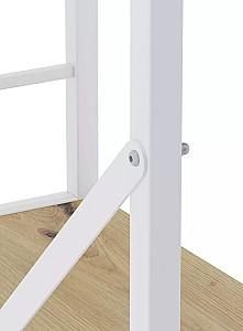 Etajera Nex Loft Alb/Stejar Artisan (Maro) 5 rafturi