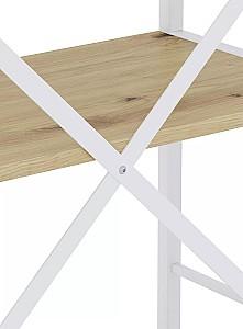 Etajera Nex Loft Alb/Stejar Artisan (Maro) 5 rafturi