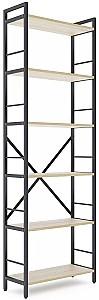 Etajera Nex Loft Antracit (Gri)/Stejar Artisan (Maro) 6 rafturi