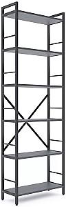 Etajera Nex Loft Antracit (Gri) 6 rafturi