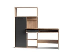 Masa de birou Accord Hobbit Stejar Burstein Urban / Antracit