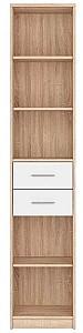 Etajera Yasen Nepo REG2S/40 Stejar Sonoma/Niphea Alba