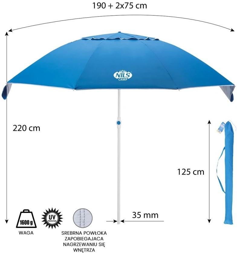 Umbrela Nils Camp NC7822 Blue