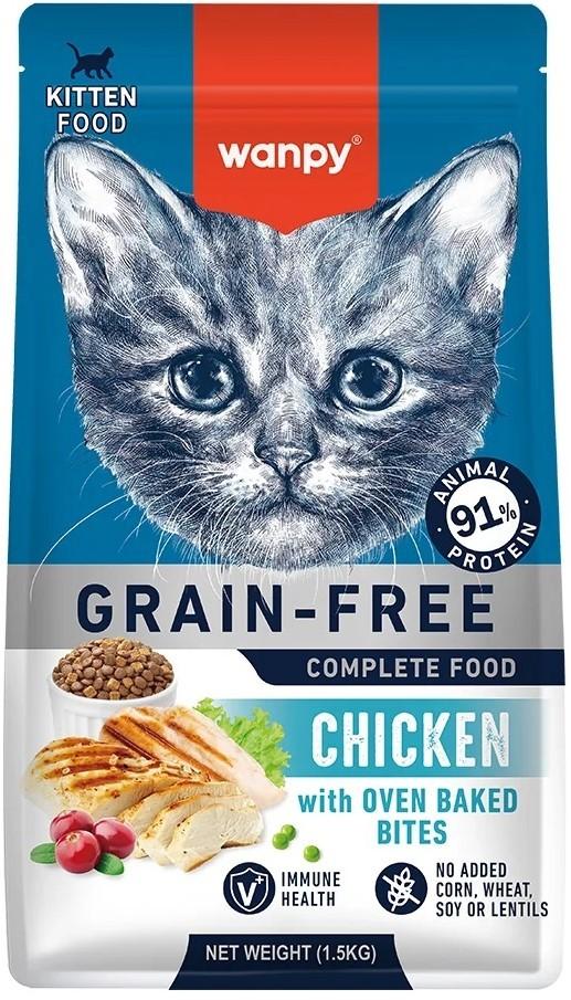 Hrana uscata pentru pisici Wanpy Grain-Free Chiken PIWP-122