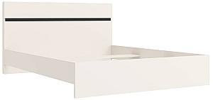 Pat Yasen London 1.6 m Cașemir / Antracit + Saltea Salt Confort Clasic 160x200