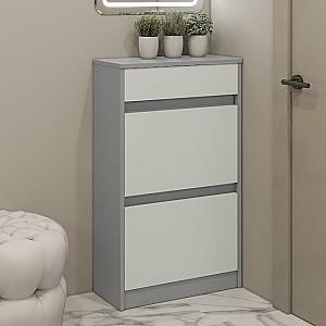 Dulap pentru incaltaminte PS AY-60/2-1 Gri / Gri Deschis