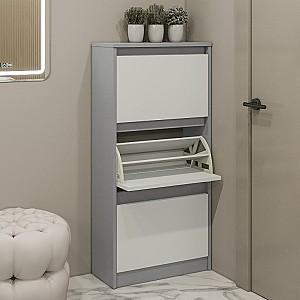 Dulap pentru incaltaminte PS AY-60/3 Gri / Gri Deschis