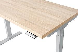 Masa de birou CUSTÓ FlexiDesk Bej/Antracit (Gri) 140x70 cm