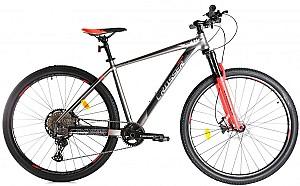 Bicicleta de munte Crosser Solo 29 21 21S Shimano + Hydr Logan Gray/Red