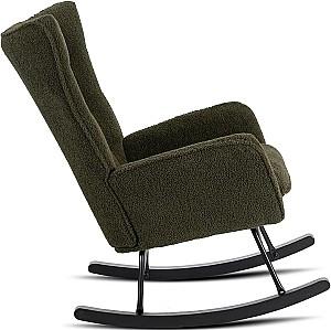 Fotoliu Mebel Elite Jackson Olive/Negru