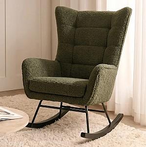 Fotoliu Mebel Elite Jackson Olive/Negru