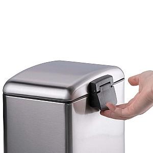 Cos de gunoi Dirt-Devil Pedal Bin 6 L Soft Close Silver