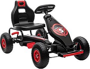 Kart cu pedale HomCom 370-256V00RD Red/Black