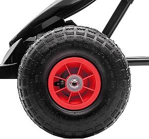 Kart cu pedale HomCom 370-256V00RD Red/Black