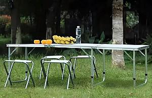 Masa pliabila Modern Home GB030-180 Alb/Gri