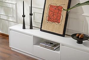 Tumba pentru televizor Mirage Meble Vanguard White