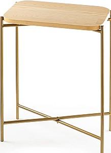 Masuta de cafea, reviste Mirage Meble Shb-003-A Natural/Gold
