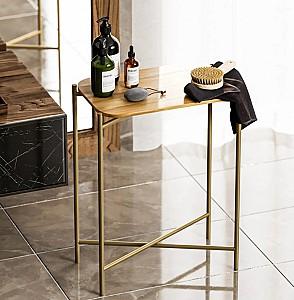 Masuta de cafea, reviste Mirage Meble Shb-003-A Natural/Gold