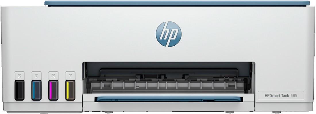 Imprimanta HP Smart Tank 585 White/Green