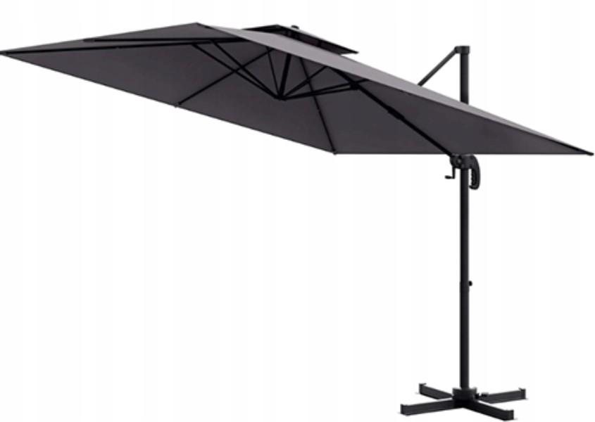 Umbrela Ekspand Roma 420cm Grey