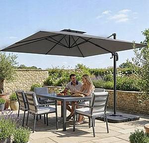 Umbrela Ekspand Roma 420cm Grey