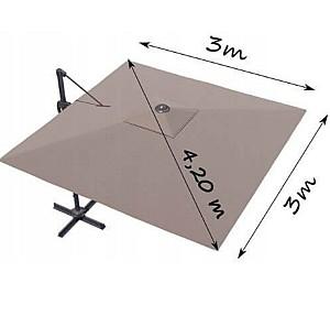 Umbrela Ekspand Roma 420cm Beige
