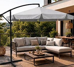 Umbrela Tehno Ms 59118 Gri deschis