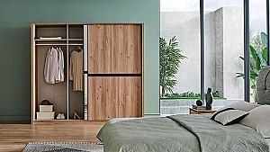 Dulap-cupe Dogtas SOLID 240cm Natural (Maro)