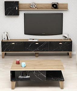 Living Trendy Sumer G5030 Stejar(Bej)/Marmura (Negru)