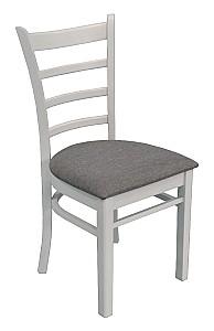 Set de masa si scaune Evelin HV-31N Alb + 8 scaune COCO Alb/NV-10WP Gri
