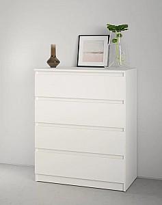Comoda MBS Neo 4S (80x43x98 cm) Alb
