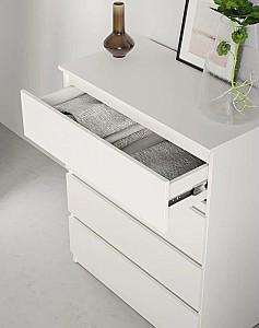 Comoda MBS Neo 4S (80x43x98 cm) Alb
