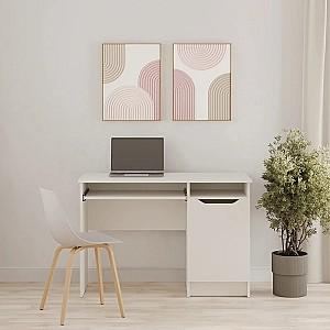 Masa de birou MBS Lilu (110x50x75 cm) Alb