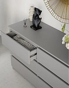 Comoda MBS Neo 6S (120x43x75.5 cm) Gri