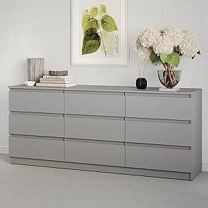 Comoda MBS Neo 9S (180x43x75.5 cm) Gri
