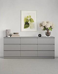 Comoda MBS Neo 9S (180x43x75.5 cm) Gri