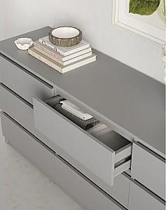 Comoda MBS Neo 9S (180x43x75.5 cm) Gri