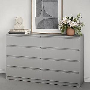 Comoda MBS Neo 8S (160x43x98 cm) Gri